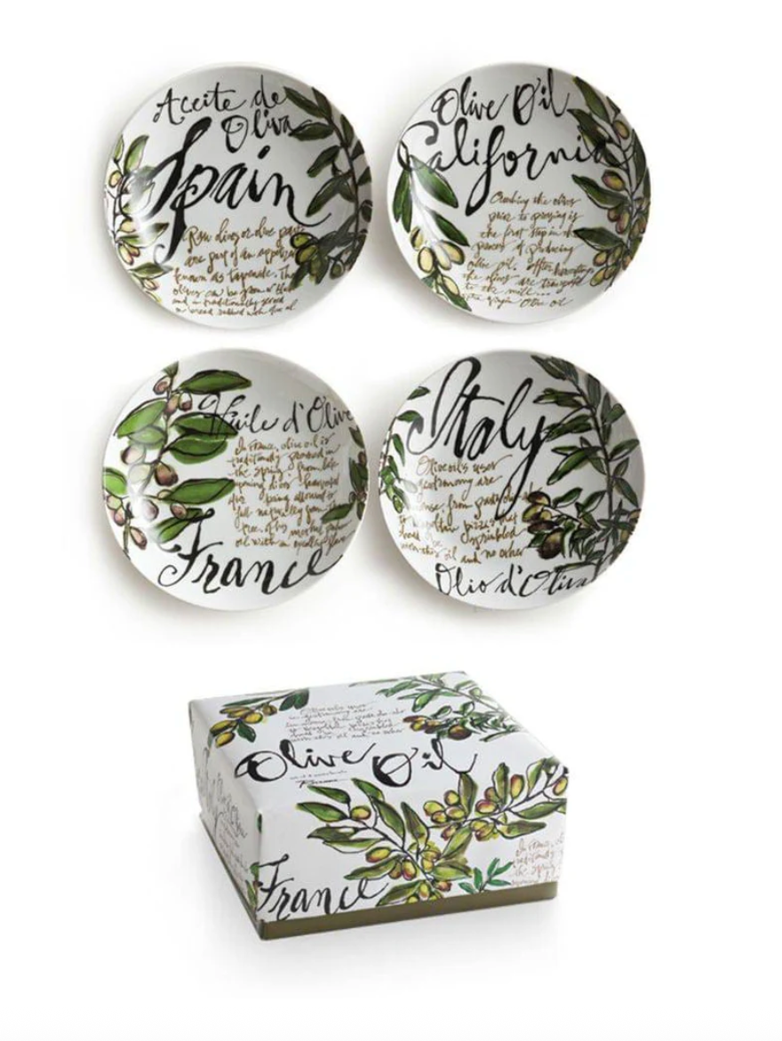 Olive Oil Dipping Dishes - Set of 4