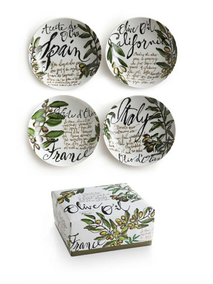 Olive Oil Dipping Dishes - Set of 4