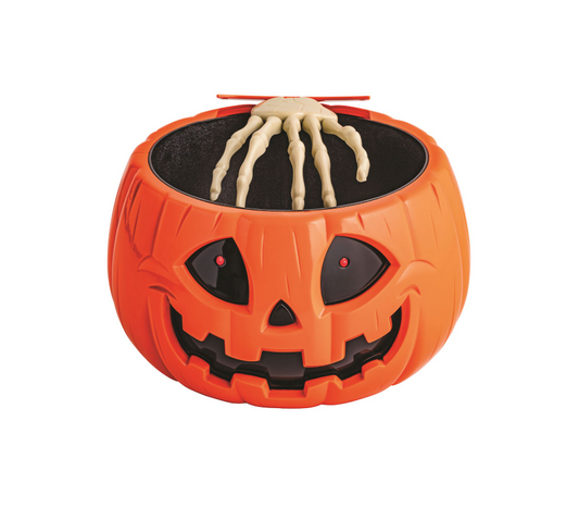 Animated Jack-O-Lantern Candy Bowl