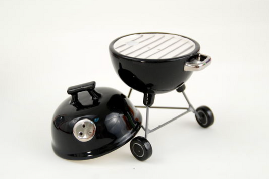 Black Barbeque Salt & Pepper Shaker Set