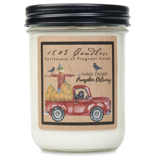 Three Crows Pumpkin Delivery Candle