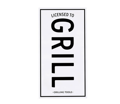 Natural BBQ Tools Book Box - Licensed to Grill