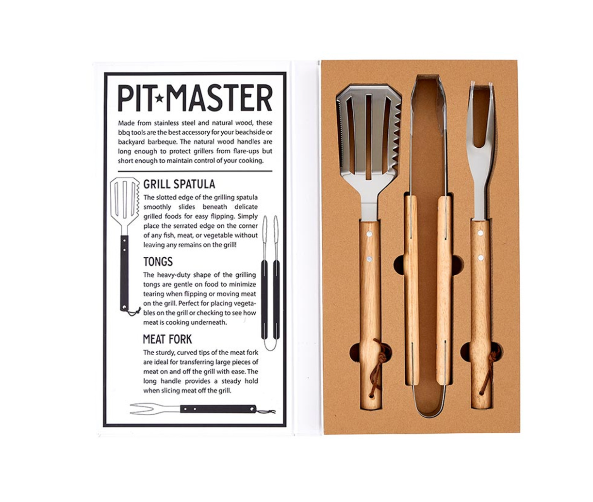 Natural BBQ Tools Book Box - Licensed to Grill