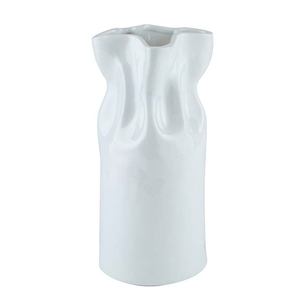 Cinched Ceramic Vase