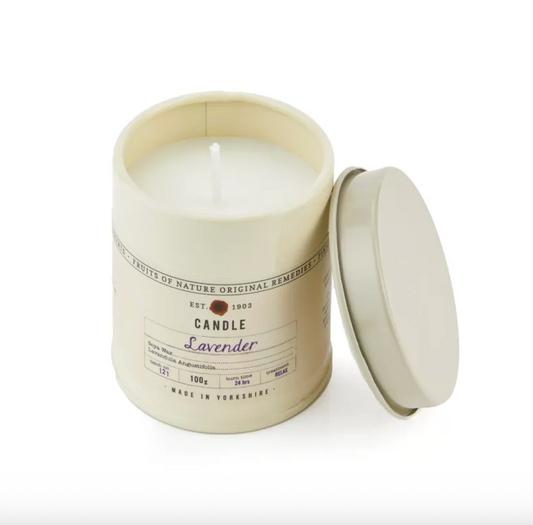 Fruits of Nature Lavender Candle Tin