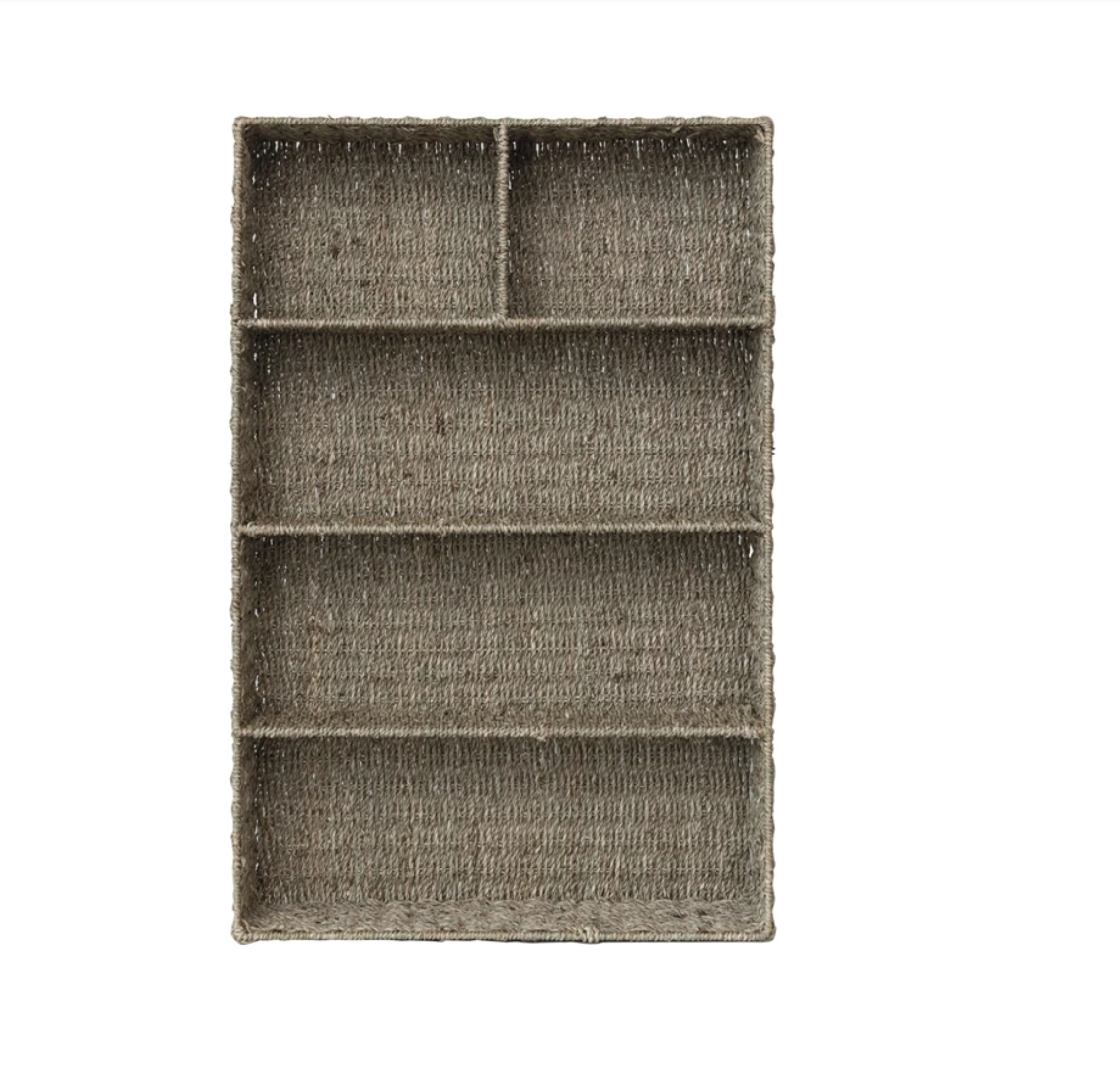 Hand-Woven Seagrass Basket
