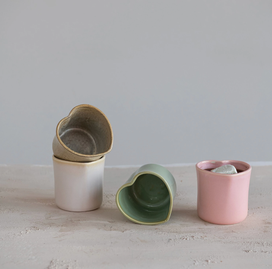 Stoneware Handle-less Mug