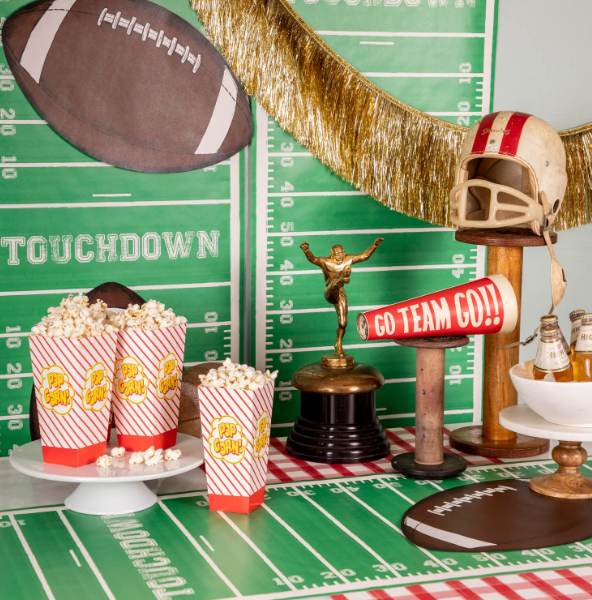 Die-cut Football Placemats - Set of 12