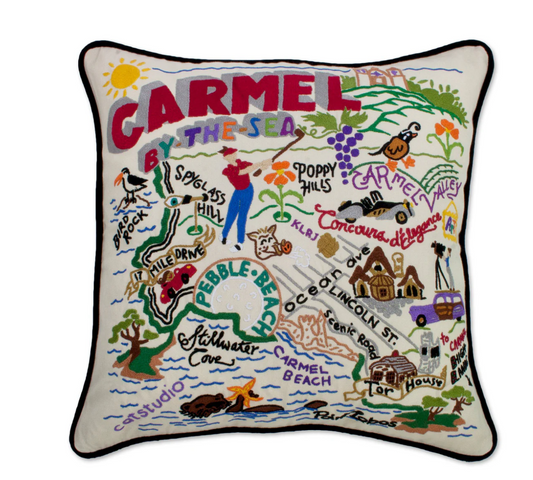 Carmel Hand-Embroidered Pillow