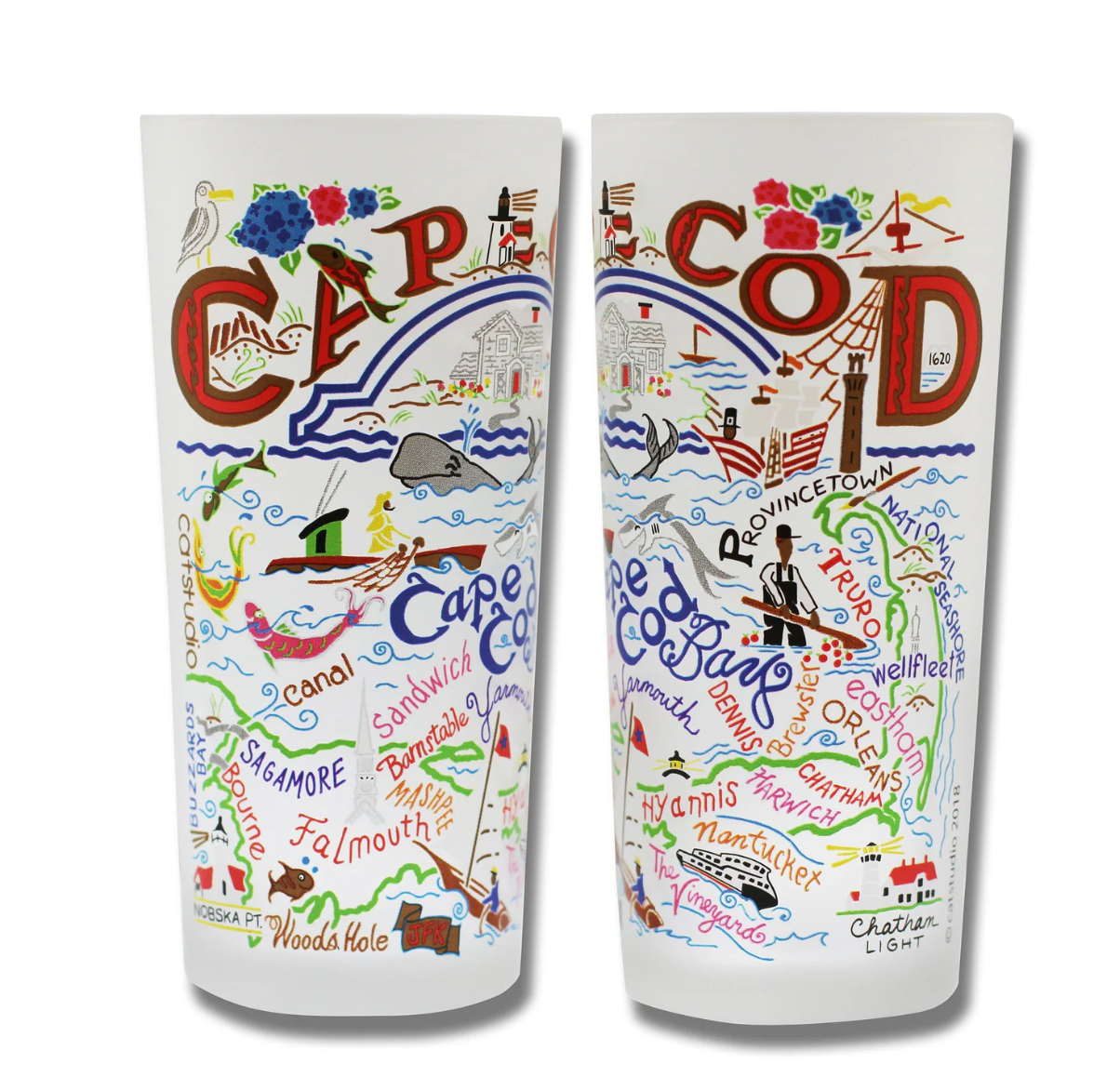 Cape Cod Drinking Glass Set