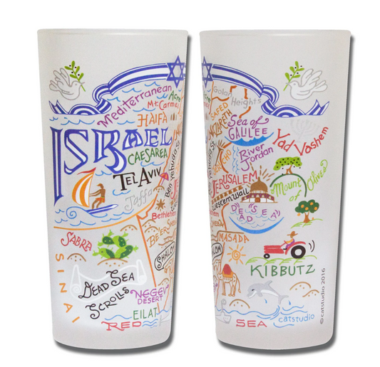Israel Drinking Glass Set