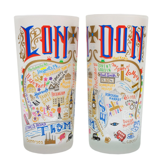 London Drinking Glass Set
