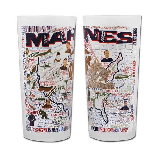 Marines Drinking Glass Set