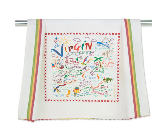 Virgin Islands Dish Towel