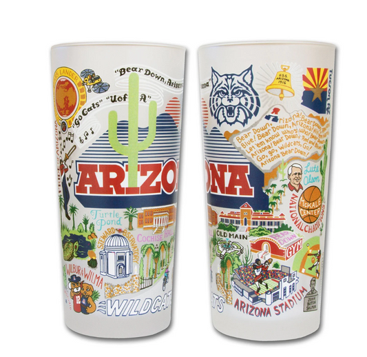 Arizona, University of Drinking Glass Set