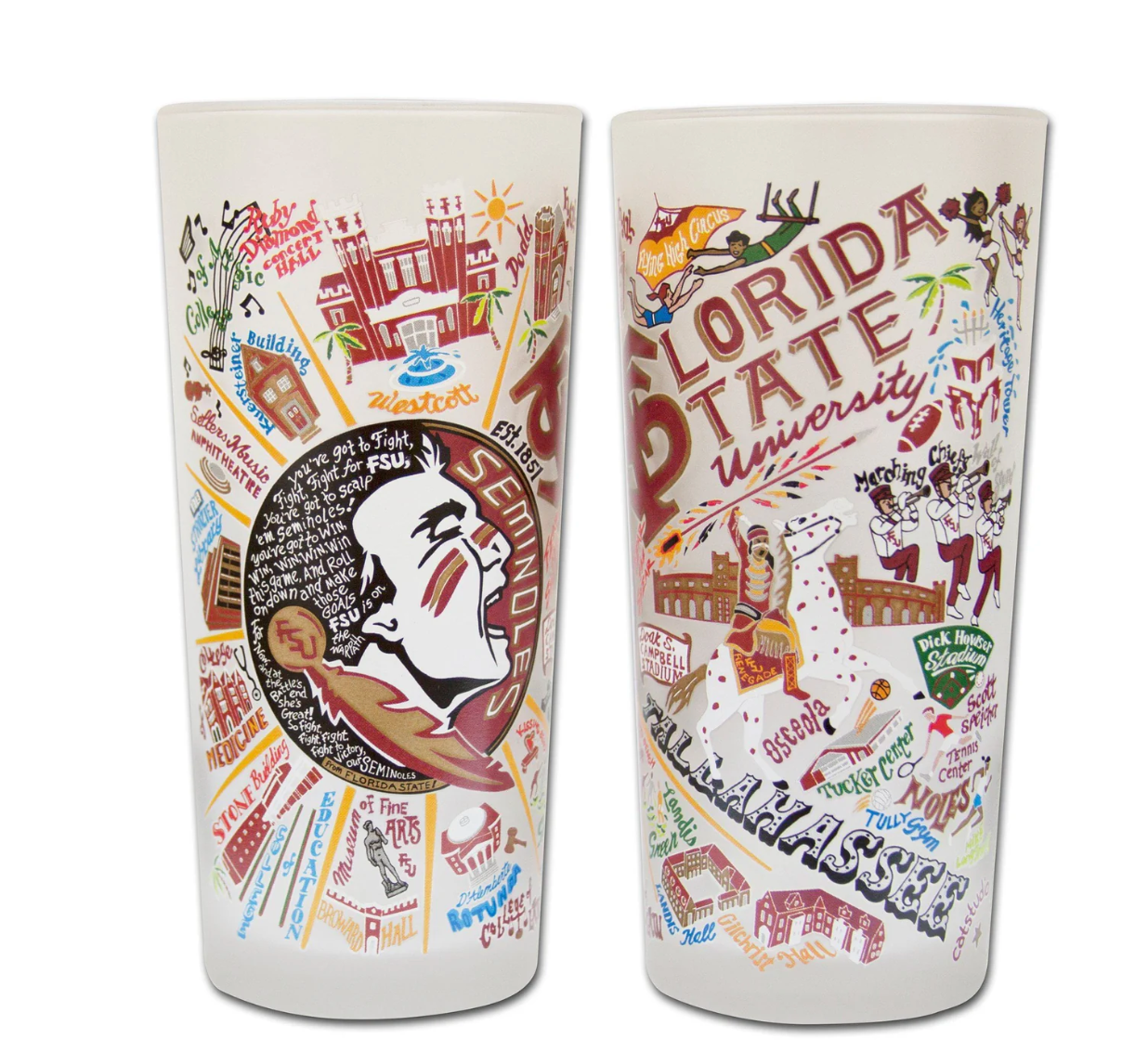 Florida State University Drinking Glass Set