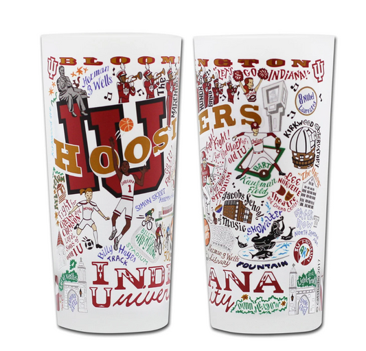 Indiana University Drinking Glass Set