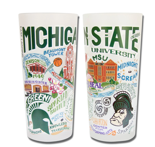 Michigan State University Drinking Glass Set