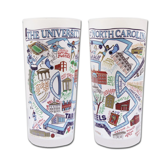 North Carolina, University of Drinking Glass Set