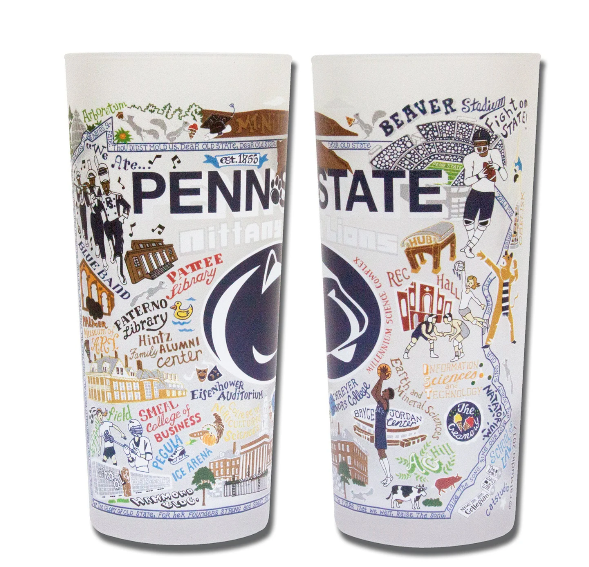 Penn State University Collegiate Drinking Glass Set