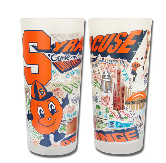 Syracuse University Collegiate Drinking Glass Set