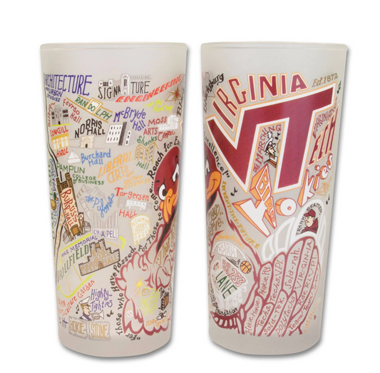 Virginia Tech Drinking Glass Set