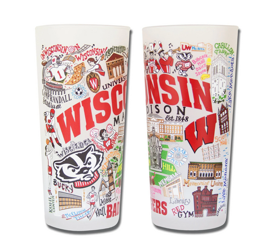 Wisconsin, University of Drinking Glass Set