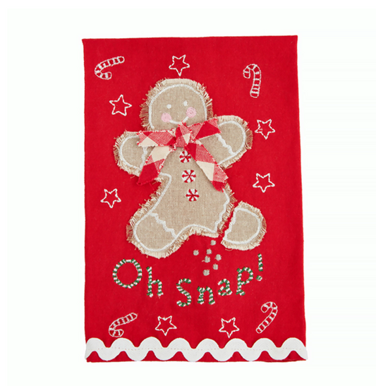 Oh Snap Scallop Hem Towel