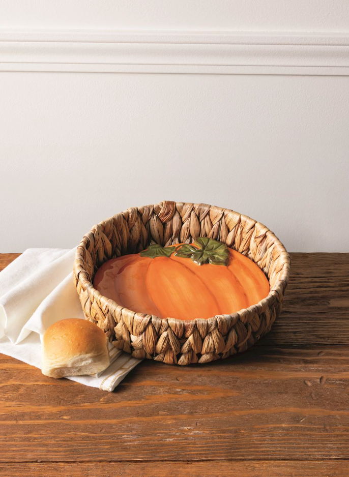 Pumpkin Warming Basket Set