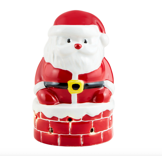 Santa Chimney Musical Light Up Sitter
