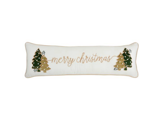 Velvet Tree Merry Christmas Pillow