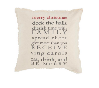 Christmas Rules Pillow