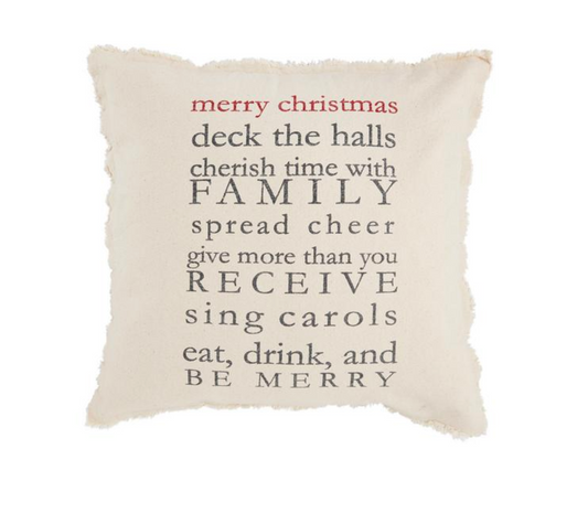 Christmas Rules Pillow