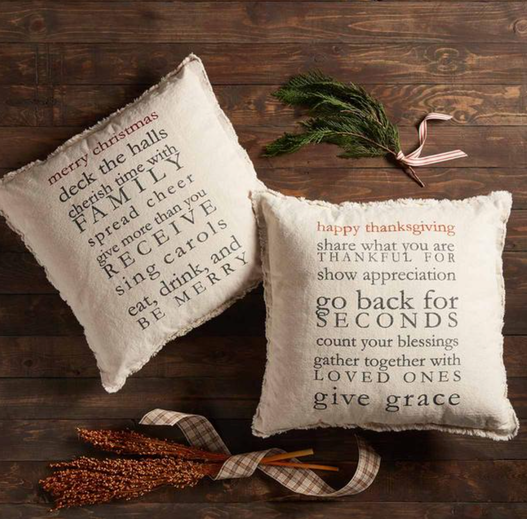 Christmas Rules Pillow