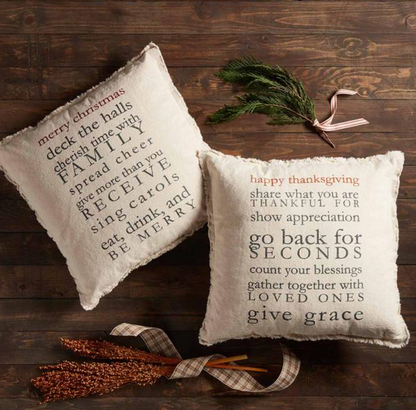 Christmas Rules Pillow