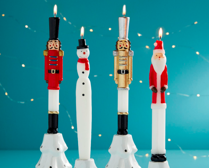 Christmas Figural Taper