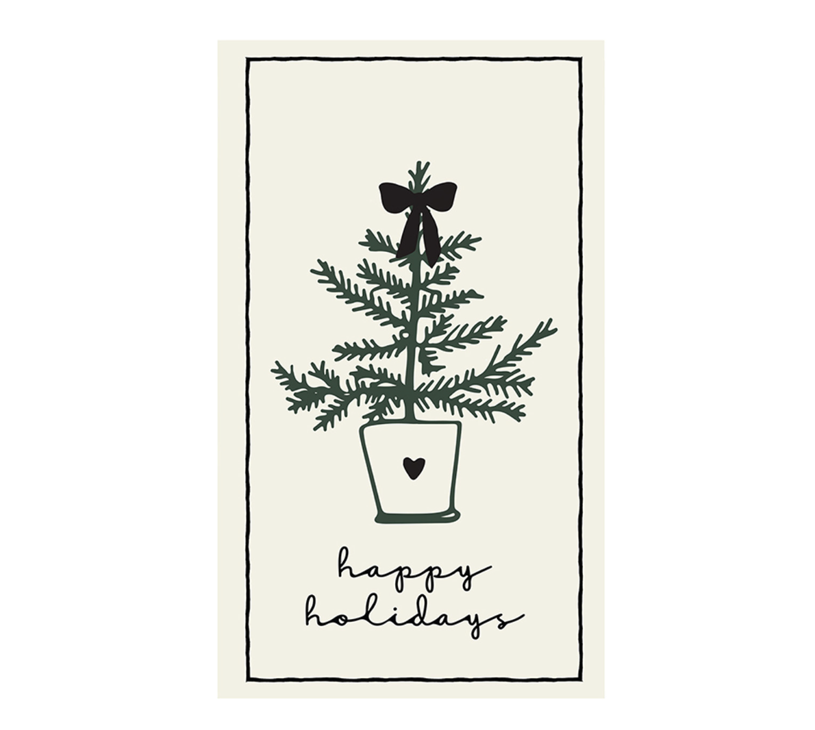 Paper Guest Napkins - Happy Holidays