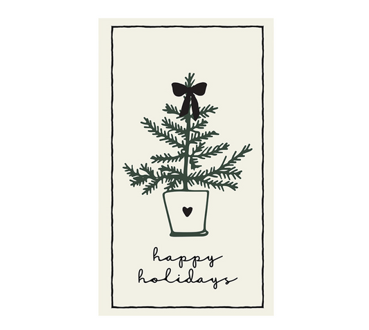 Paper Guest Napkins - Happy Holidays