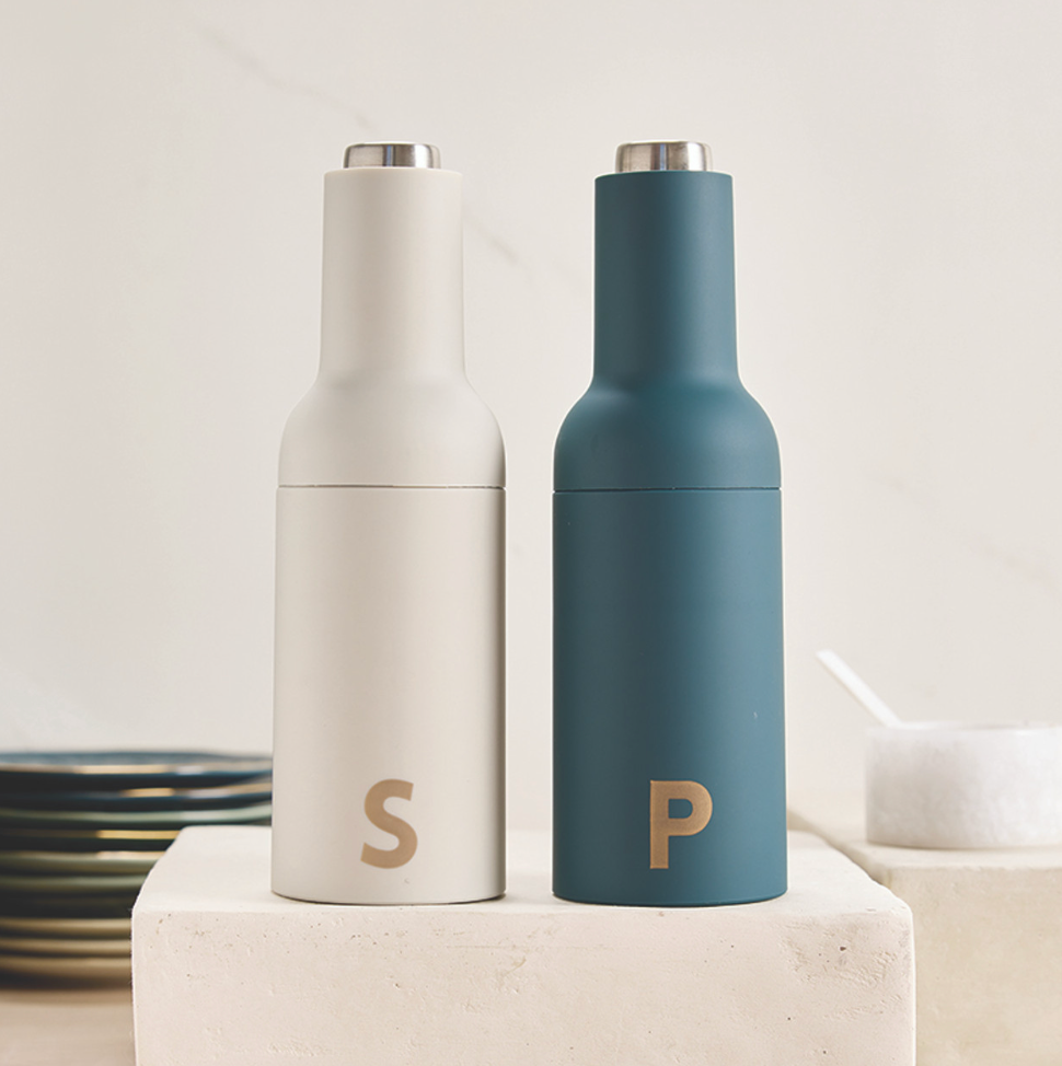 Electric Matte Pepper Grinder - Blue