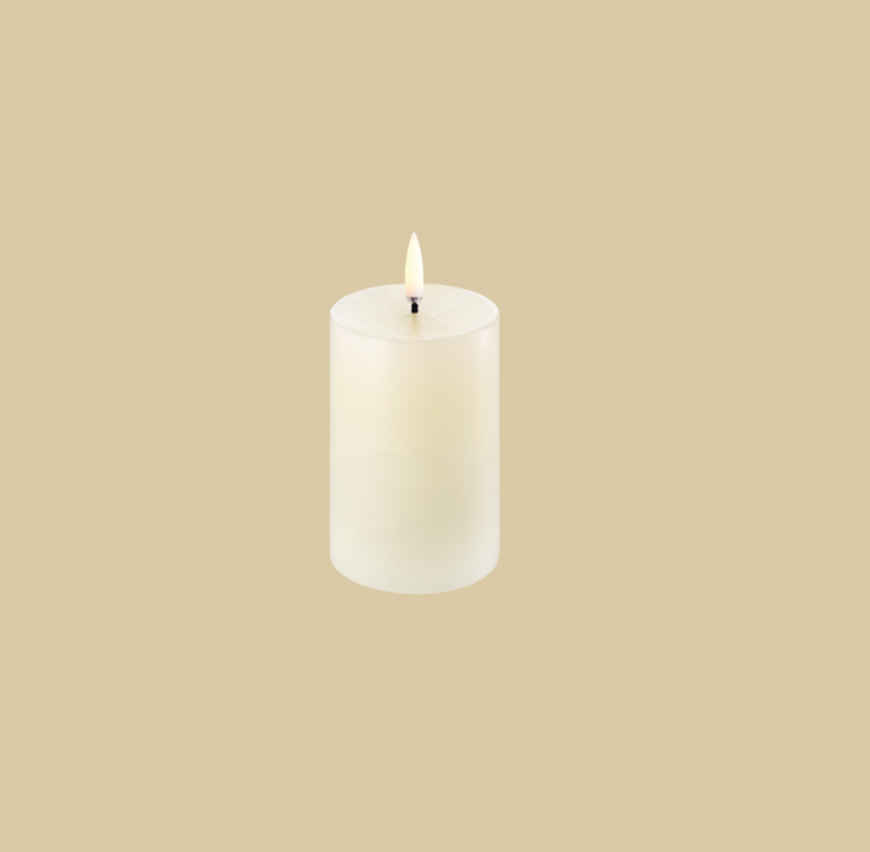 Ivory LED Mini Pillar Candle - 2 x 3"