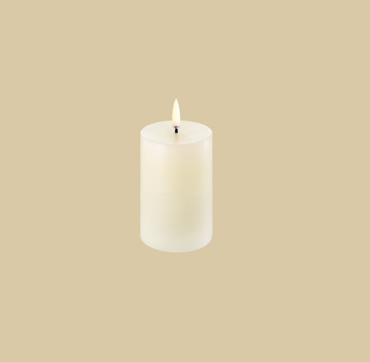 Ivory LED Mini Pillar Candle - 2 x 3"