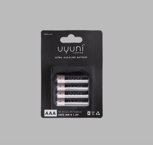 Uyuni AAA Batteries- 4 pack