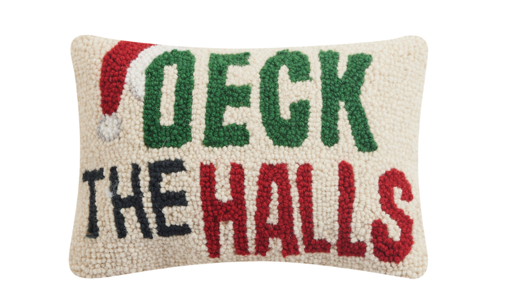 Deck The Halls Hook Pillow