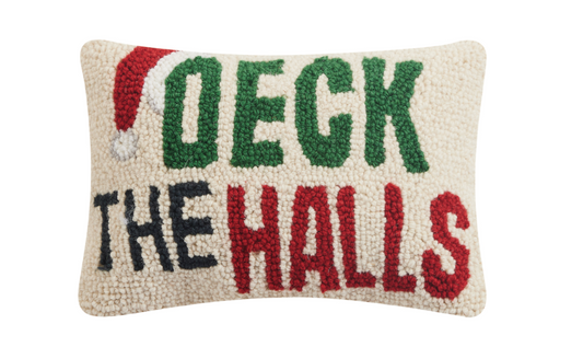 Deck The Halls Hook Pillow