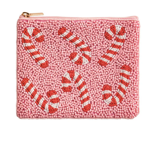 Holiday Beaded Case - Candy Cane