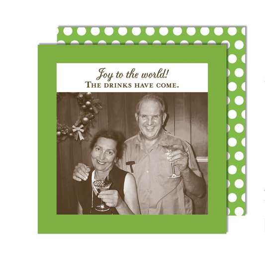 Joy To The World Beverage Napkin