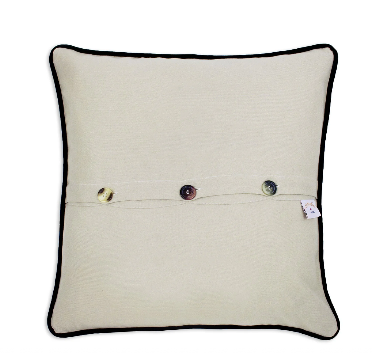 New Mexico Hand-Embroidered Pillow