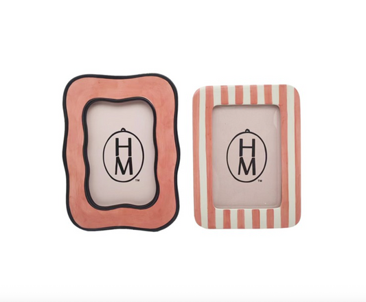 8-1/4"H Stoneware Photo Frame