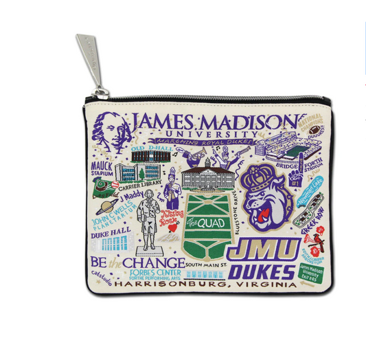 James Madison University Zip Pouch