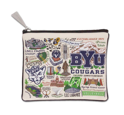 Brigham Young University (BYU) Zip Pouch
